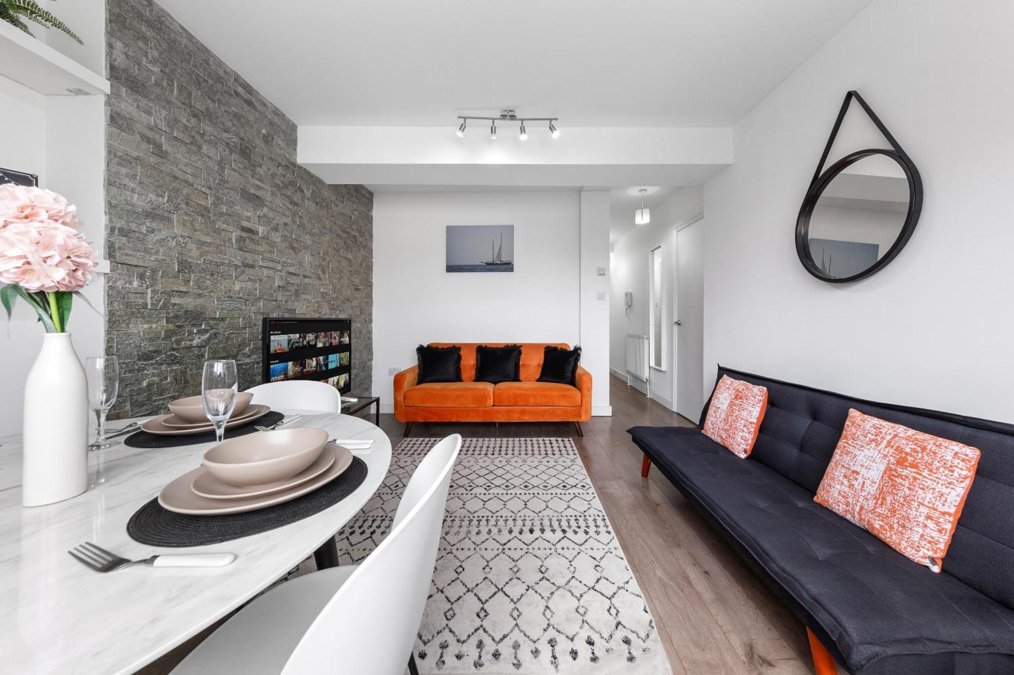 Central London Two Bedroom Serviced Apartment - Nine Elms Luxury Stay - Vauxhall & Westminster Экстерьер фото
